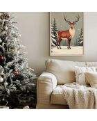 Tableau Decoratif De Noel multicolore - 33x48 cm