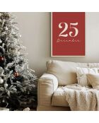 Tableau Decoratif De Noel multicolore - 33x48 cm