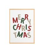 Tableau Decoratif De Noel multicolore - 33x48 cm