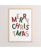 Tableau Decoratif De Noel multicolore - 33x48 cm