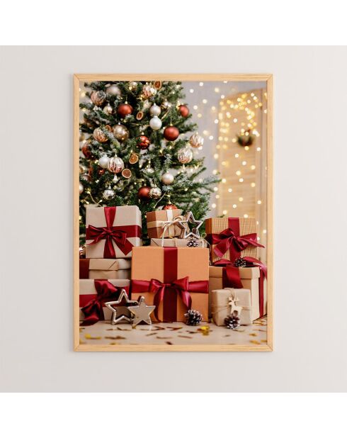 Tableau Decoratif De Noel multicolore - 33x48 cm