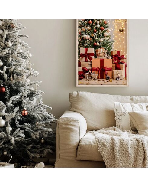 Tableau Decoratif De Noel multicolore - 33x48 cm