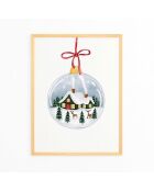 Tableau Decoratif De Noel multicolore - 33x48 cm