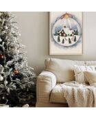 Tableau Decoratif De Noel multicolore - 33x48 cm