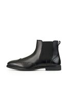 Chelsea Boots en Cuir Alexander Noires