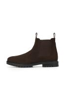 Chelsea Boots en Daim Kason Marron