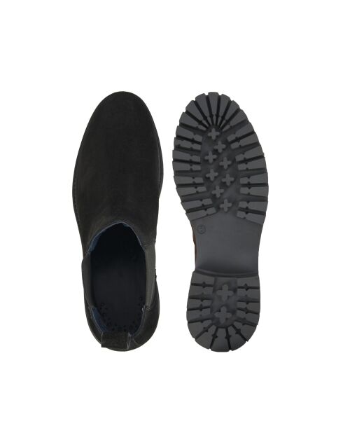 Chelsea Boots en Daim Bray Noires