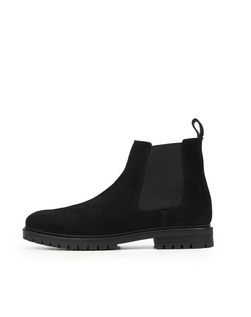 Chelsea Boots en Daim Bray Noires