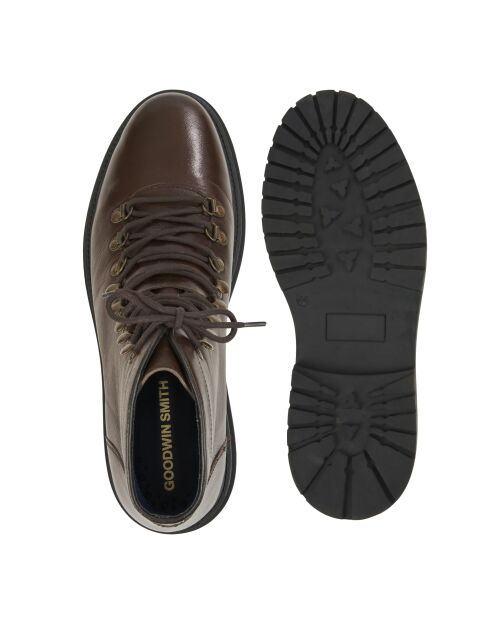 Boots en Cuir Mitchell Marron