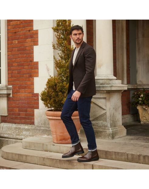 Chelsea Boots en Cuir Alton Marron