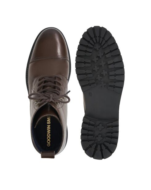 Boots en Cuir Astley Marron