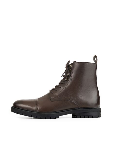 Boots en Cuir Astley Marron