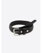 Ceinture en caoutchouc La vie est belt noire