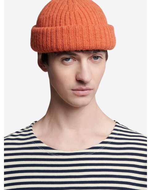 Bonnet style marin - L'atelier orange vif