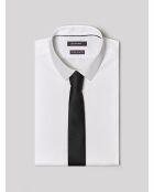 Cravate en Soie mélangée unie noire