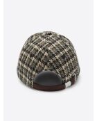 Casquette baseball pied de coq marronnier