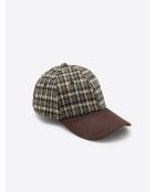 Casquette baseball pied de coq marronnier