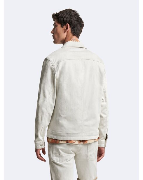 Blouson 100% coton écru