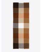 Echarpe à carreaux citrouille - 180x60 cm