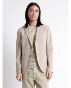 Veste de ville slim armuré beige