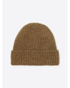 Bonnet faux-uni jaune moutarde