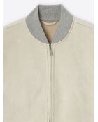 Blouson col teddy mastic