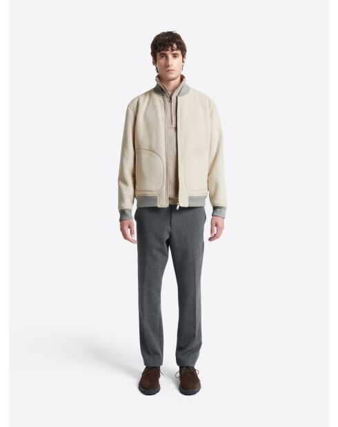 Blouson col teddy mastic