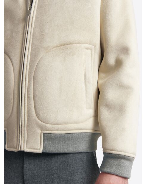 Blouson col teddy mastic