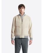 Blouson col teddy mastic