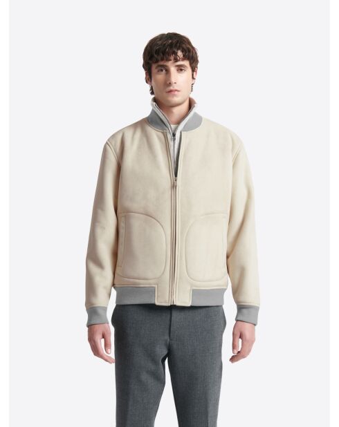 Blouson col teddy mastic