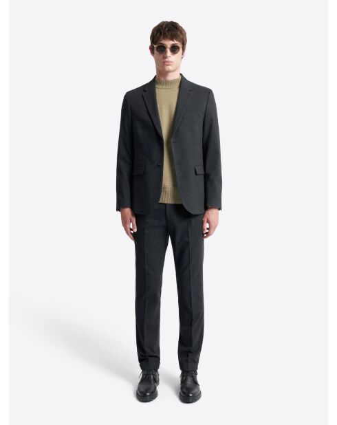 Veste de costume regular - l'atelier anthracite chiné