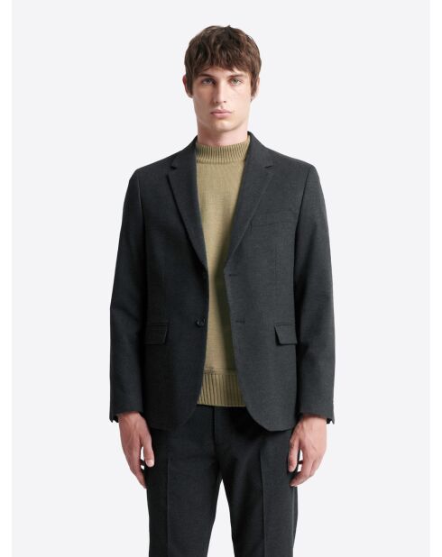 Veste de costume regular - l'atelier anthracite chiné