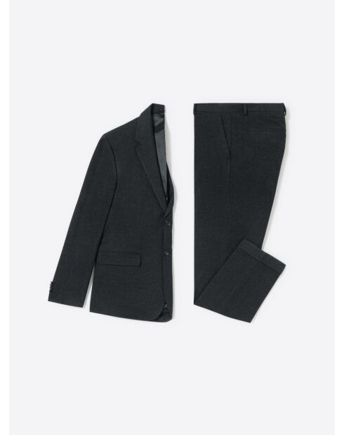 Veste de costume regular - l'atelier anthracite chiné