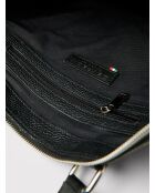 Sac ordinateur en cuir noir - 38x28x40 cm