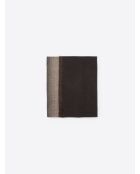 Echarpe fantaisie chocolat - 180x50 cm