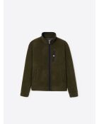 Veste polaire avec son col sherpa kaki cosy