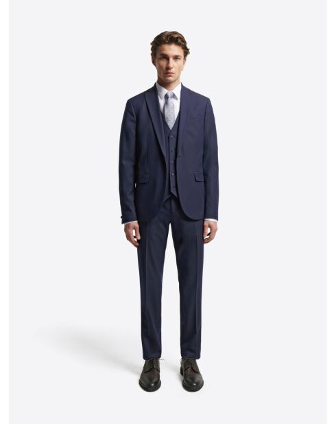 Veste de costume extraslim bistretch bleu marine