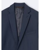 Veste de costume extraslim bistretch bleu marine