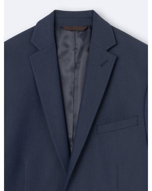 Veste de costume extraslim bistretch bleu marine
