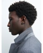 Veste coordonnable extra slim en laine gris artic