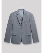 Veste coordonnable extra slim en laine gris artic