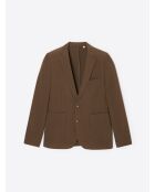 Veste de costume extraslim bistretch chestnut