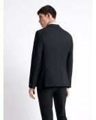 Veste de costume extraslim bistretch noire