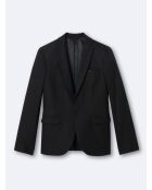 Veste de costume extraslim bistretch noire