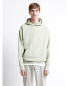 Sweat à capuche - L'atelier vert sauge