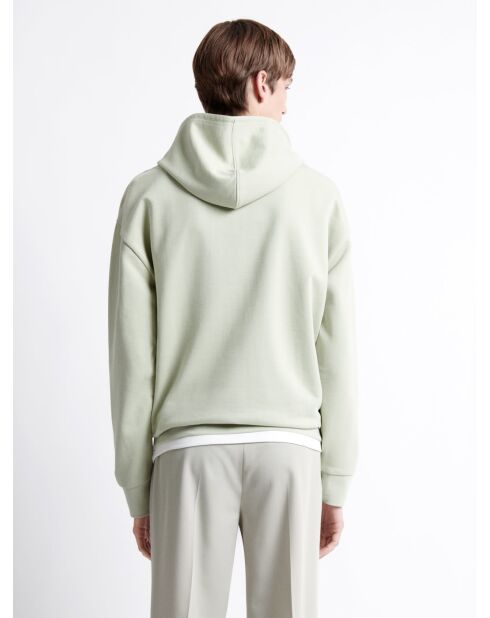 Sweat à capuche - L'atelier vert sauge