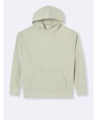 Sweat à capuche - L'atelier vert sauge