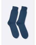 Chaussettes en coton fil d'Écosse bleu outremer