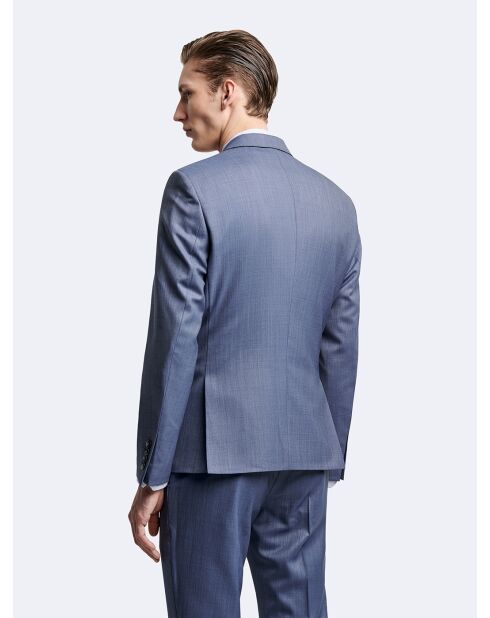 Veste de costume 100% laine bleue