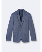Veste de costume 100% laine bleue